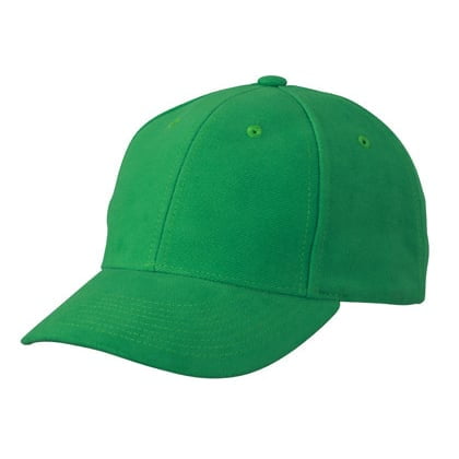 jasnozielona czapka promocyjna z haftem