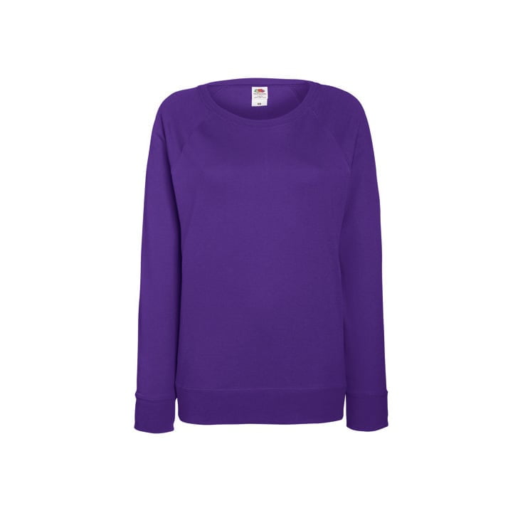 Purple - Damska bluza Lightweight Raglan