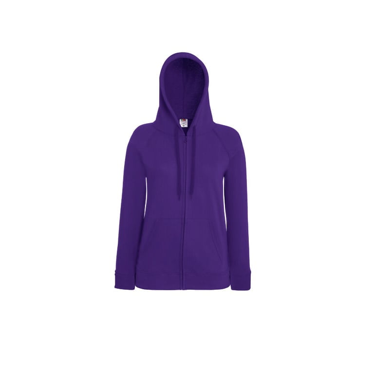 Purple - Damska bluza z zamkiem Lady-Fit