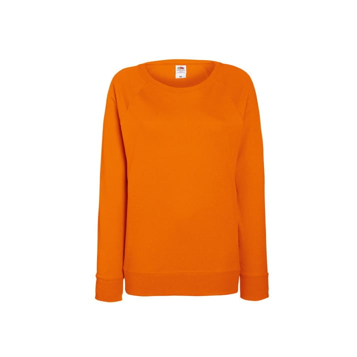 Orange - Damska bluza Lightweight Raglan