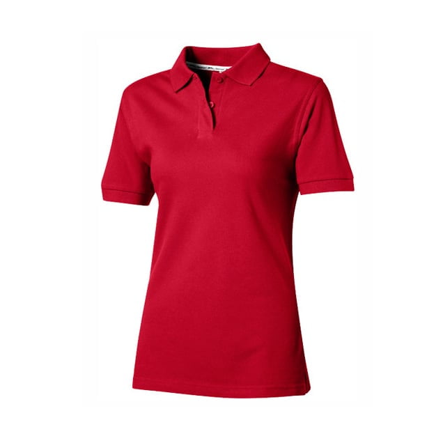 Red - Damska koszulka polo Forehand