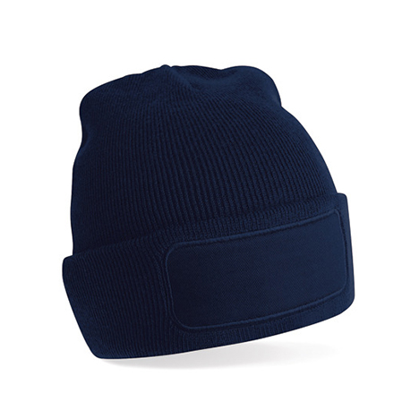 French Navy - Czapka dzianinowa beanie z łatką