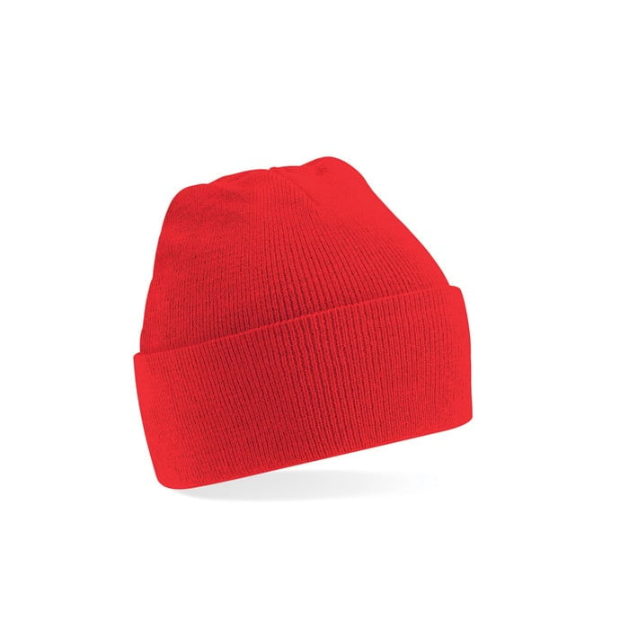 Bright Red - Czapka zimowa Original Cuffed