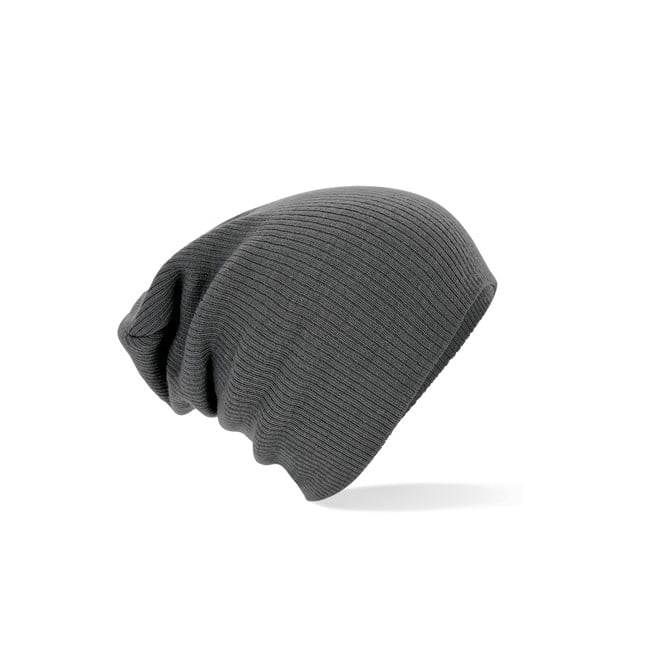 Smoke Grey - Wintermütze Slouch