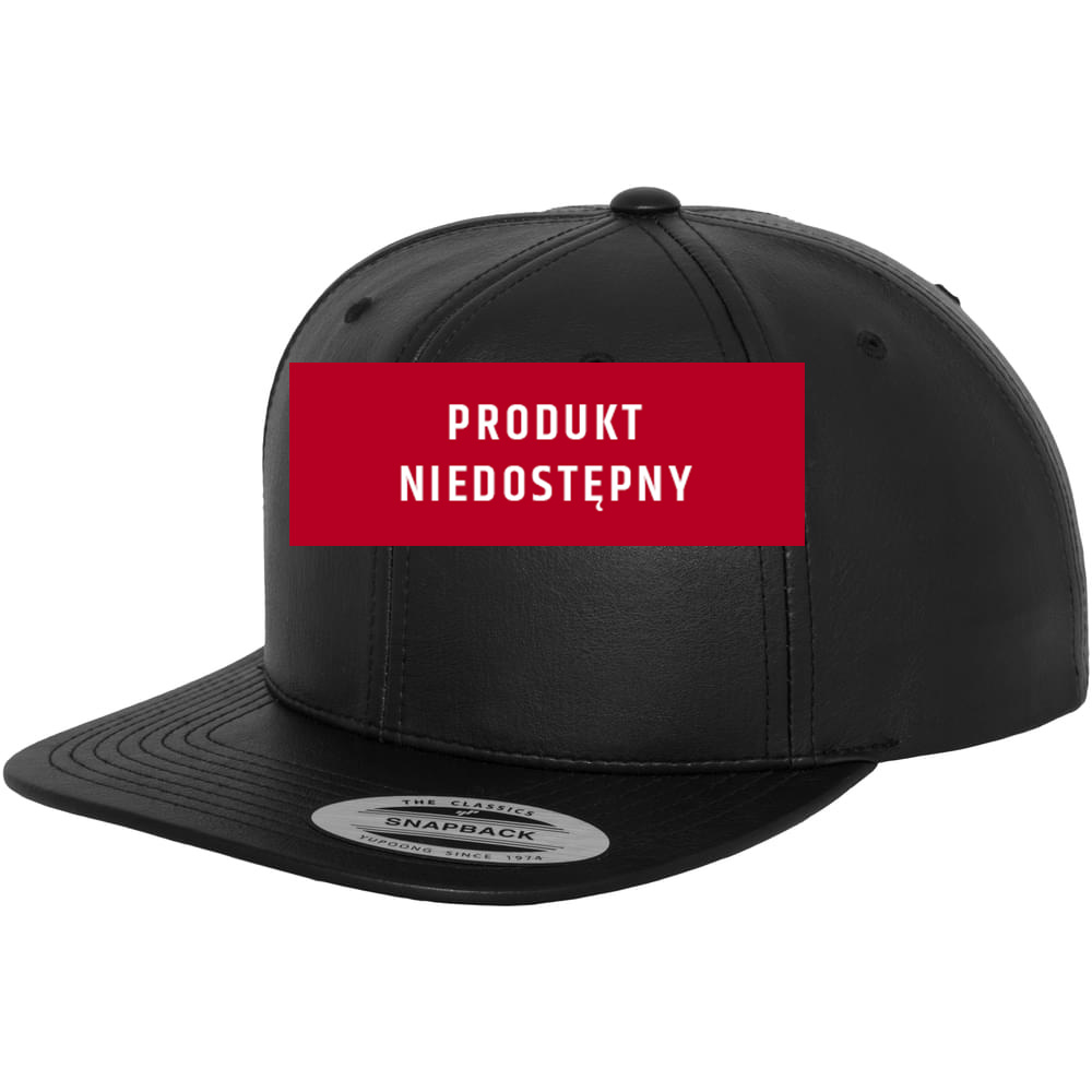 Czapka Snapback Leather Imitation