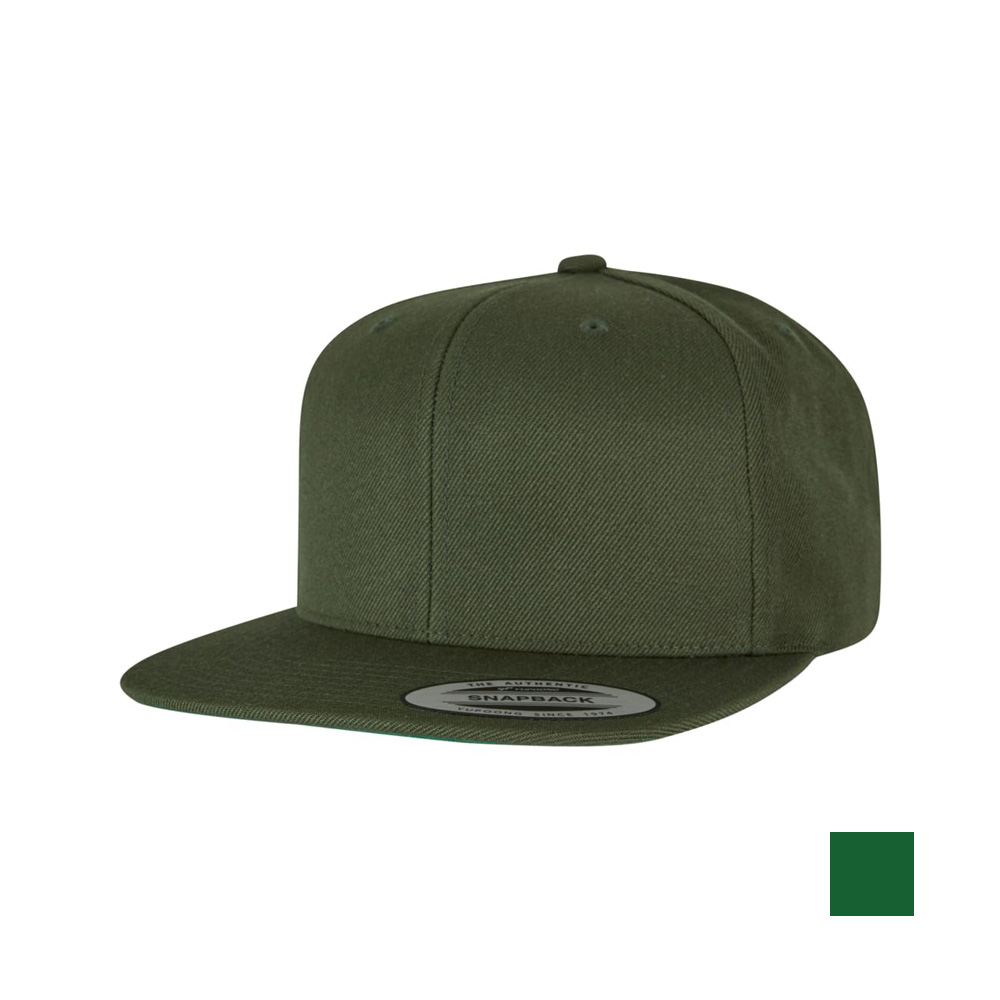 deep olive classic snapback flexfit
