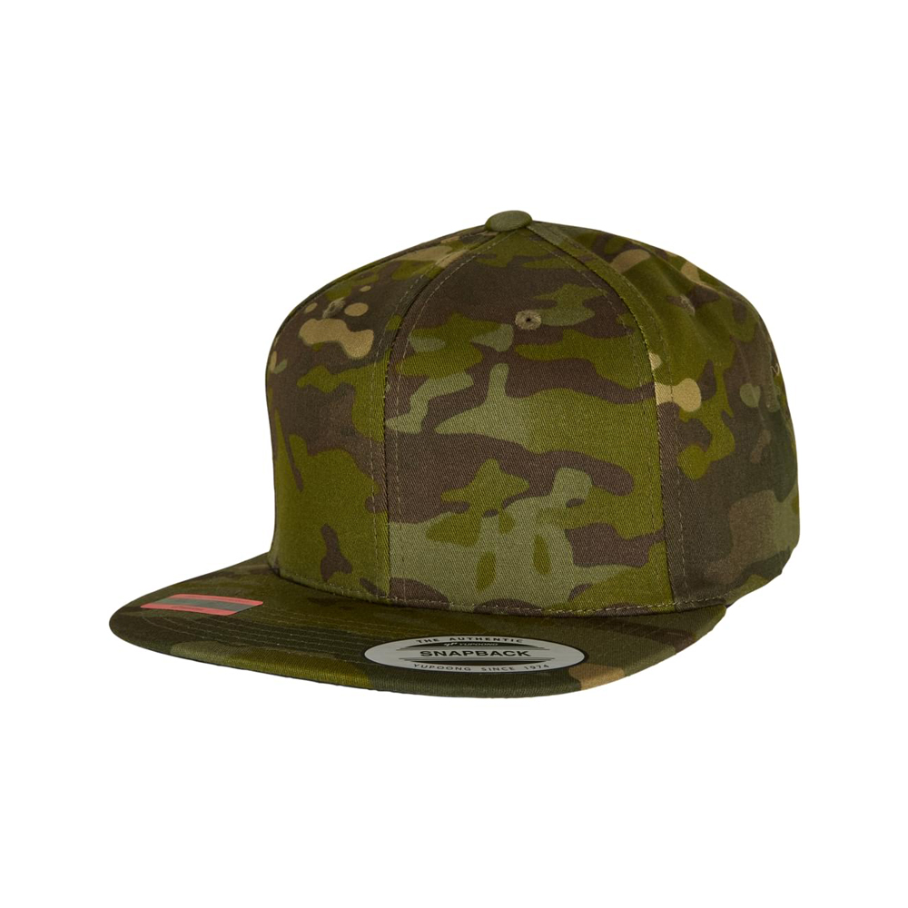 multicam snapback flexfit mit bestickung