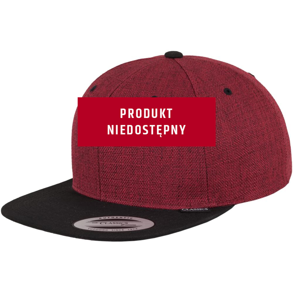 Czapka Snapback dwukolorowa Melange