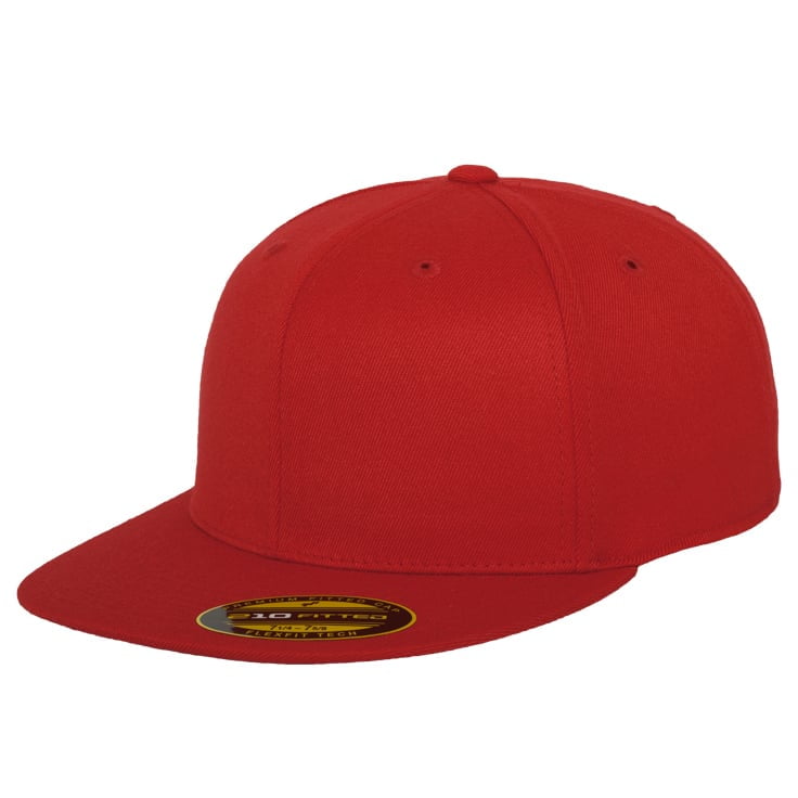 czerwony fullcap Flexfit 6210 z haftem