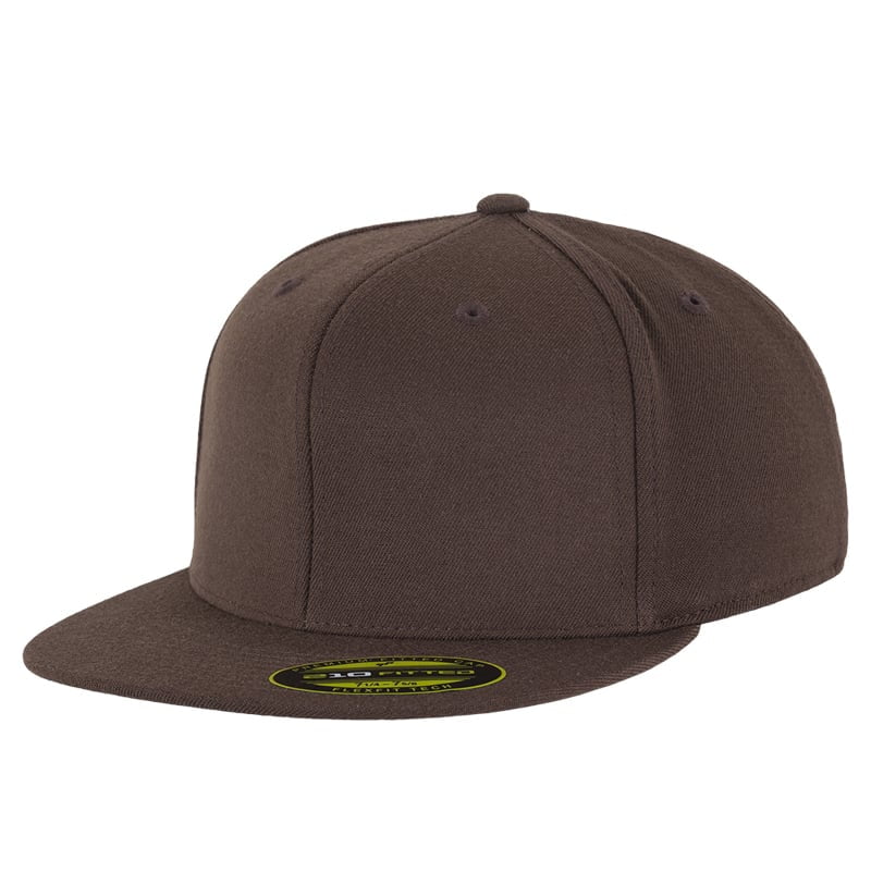 brązowy fullcap Flexfit 6210 z haftem