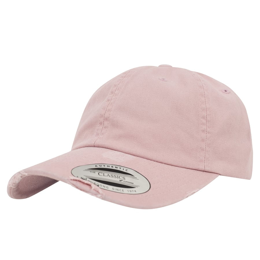 różowa niskoprofilowa czapka flexfit