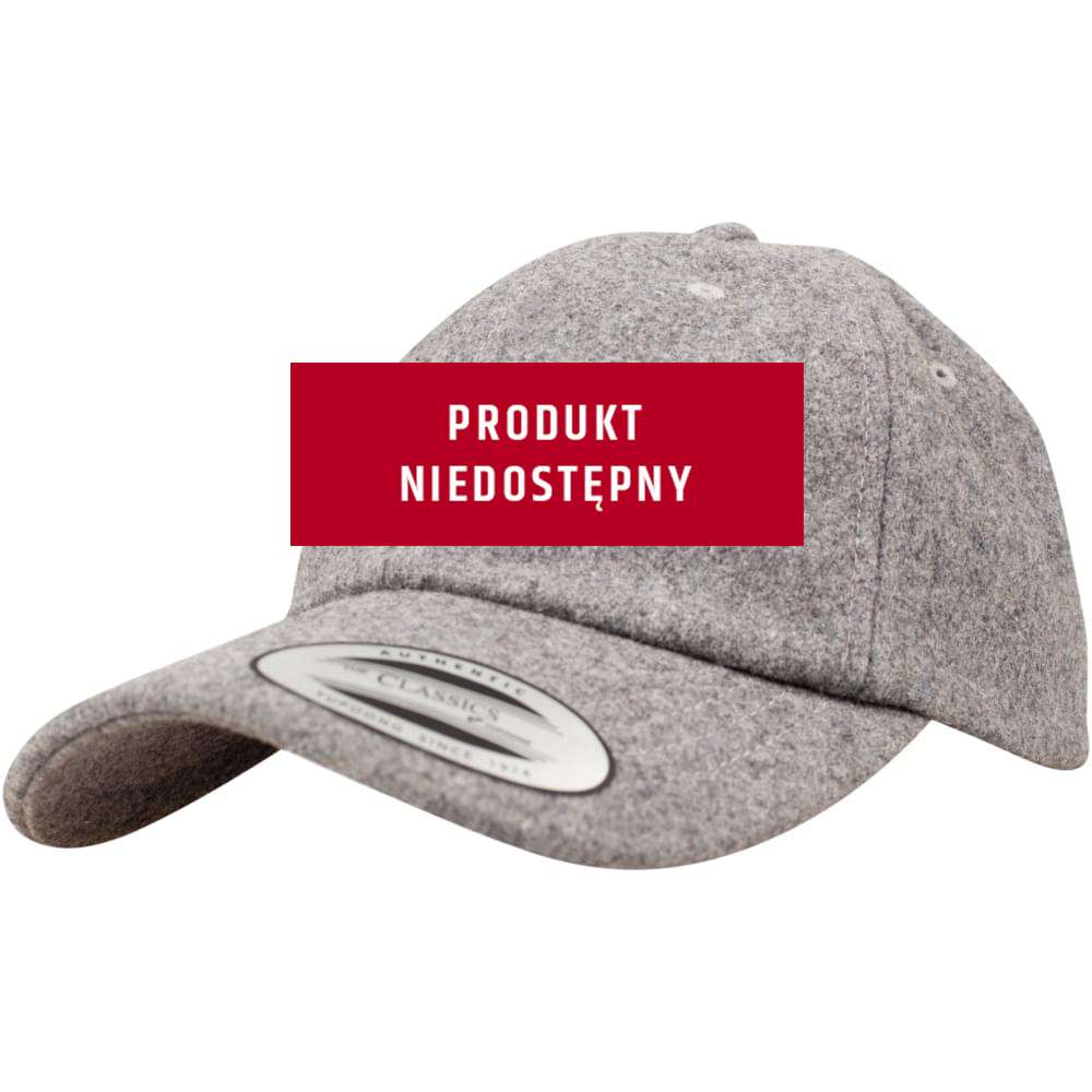 Niskoprofilowa czapka wełniana typu Dad Hat
