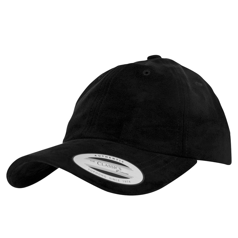 czarna welurowa czapka flexfit