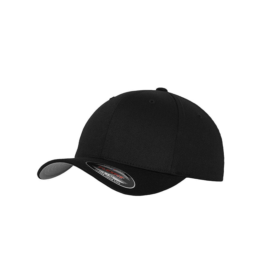 schwarz baseball cap flexfit