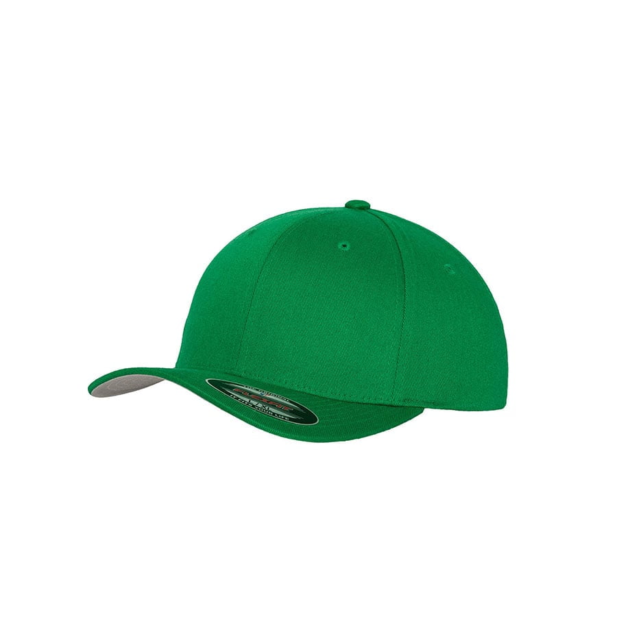 zielona czapka flexfit wooly