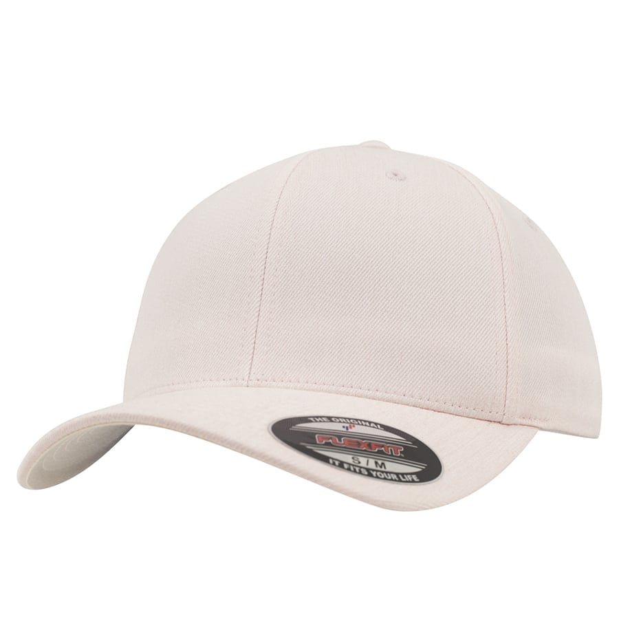 różowa flexfit melange cap