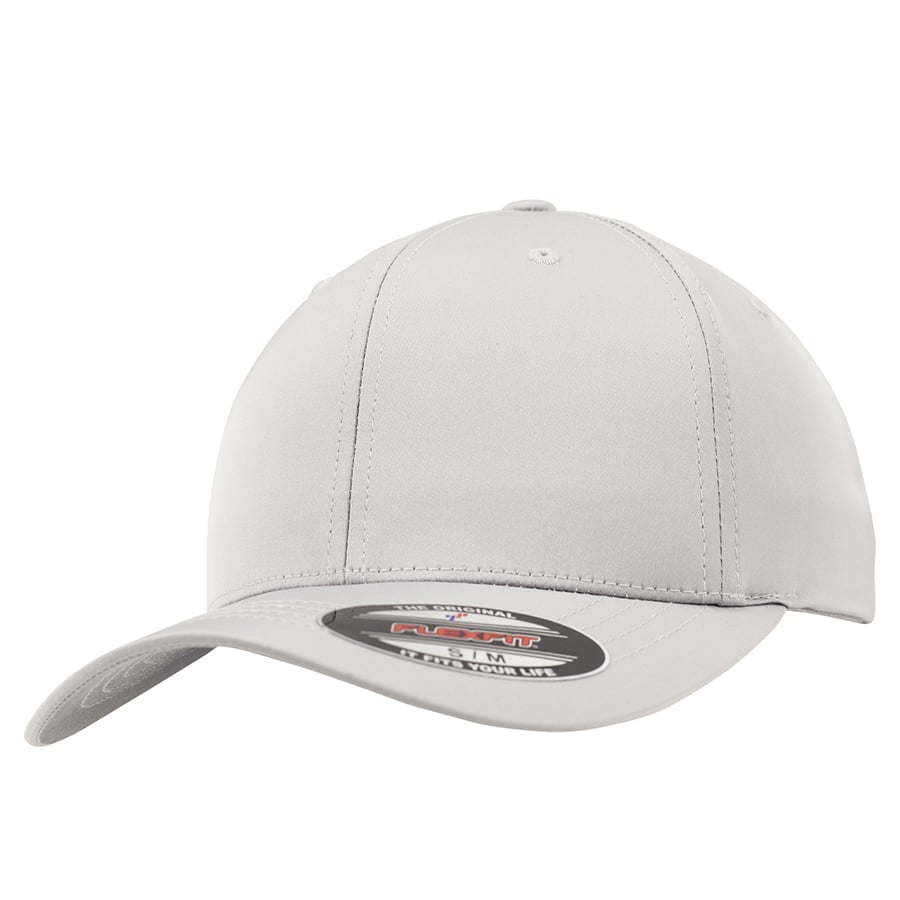 srebrna czapka flexfit tech