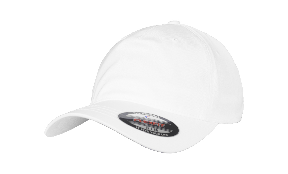 White - Czapka Flexfit Unstructured Tech