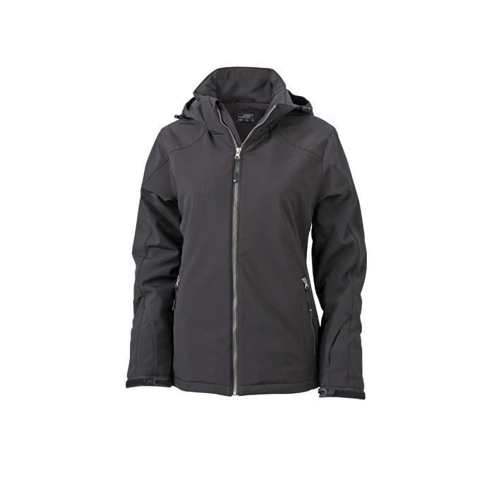 Black - Damski zimowy softshell Wintersport