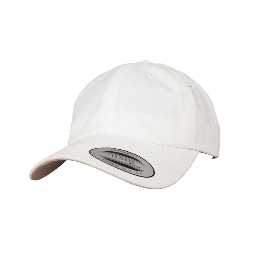biała czapka dad hat z haftem