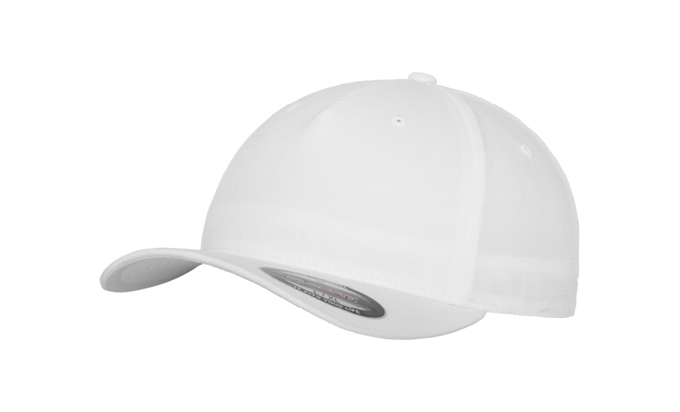 White - Czapka Flexfit 5-panelowa