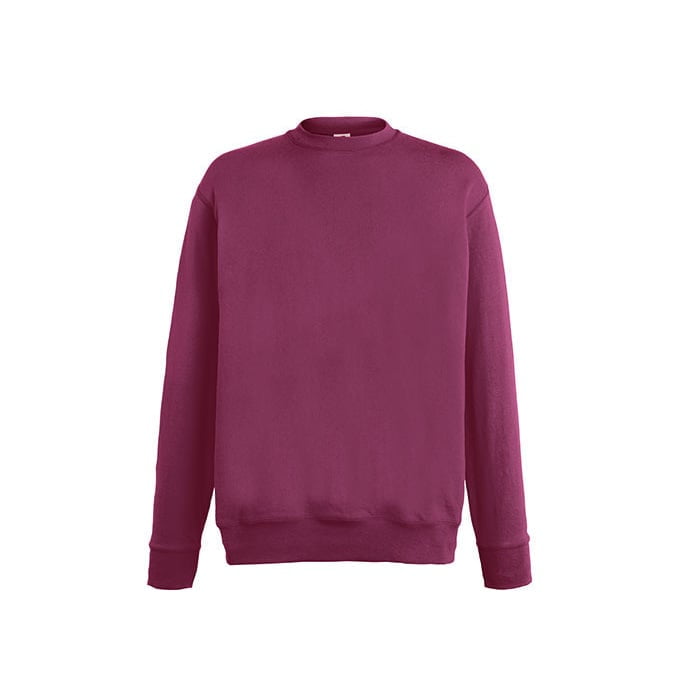 Burgundy - Bluza Crewneck Lightweight Set-In