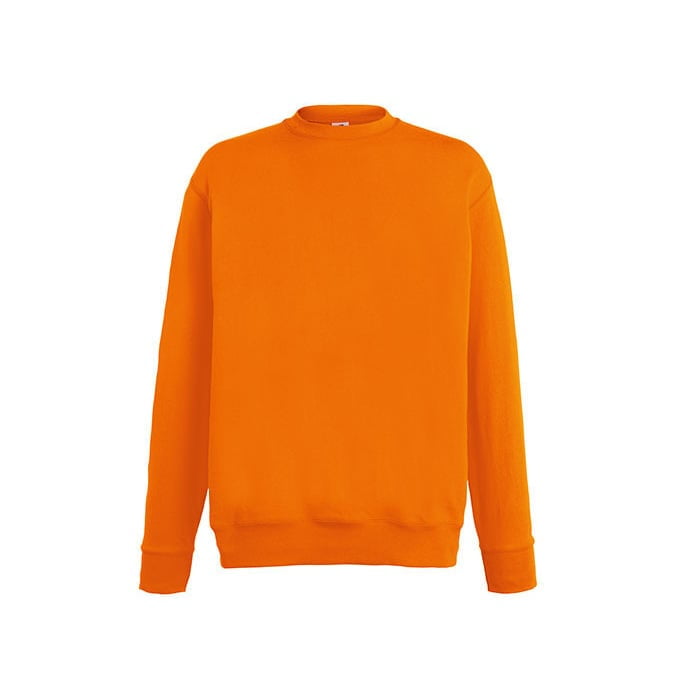 Orange - Bluza Crewneck Lightweight Set-In