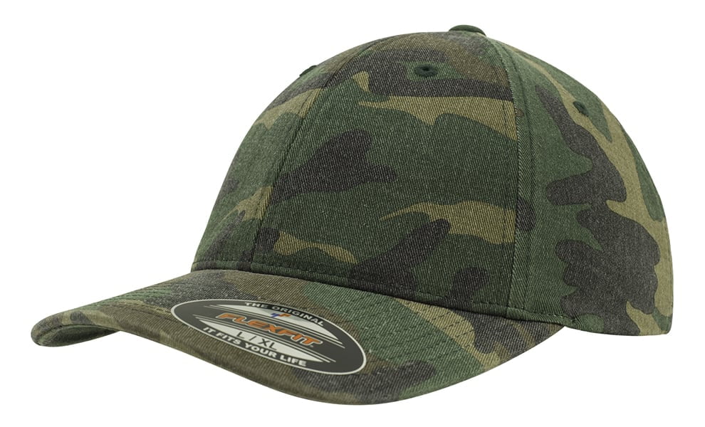 Camo - Czapka Flexfit Washed Camo