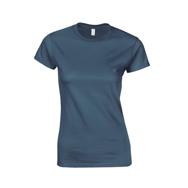 Indigo Blue - Damska koszulka Softstyle®