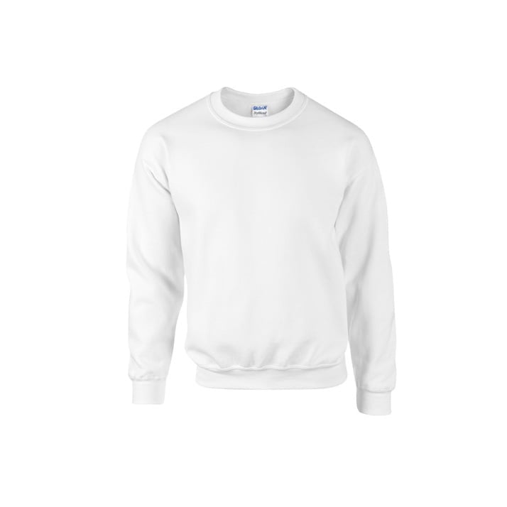 White - Bluza Crewneck DryBlend®