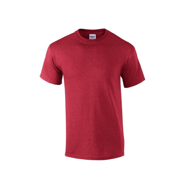 Czerwona koszulka reklamowa T-shirt Ultra Cotton Gildan 2000