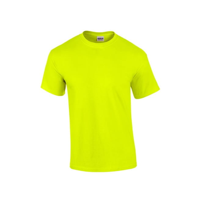 Żółta koszulka reklamowa T-shirt Ultra Cotton Gildan 2000