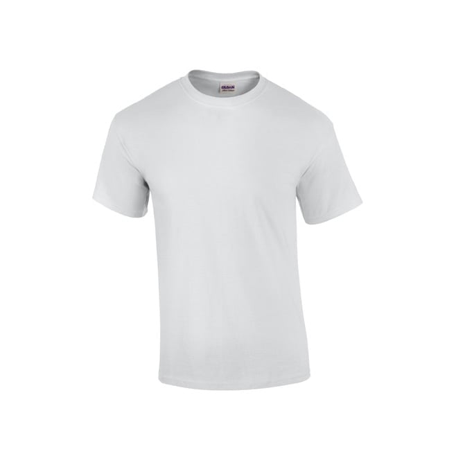 Biała koszulka reklamowa T-shirt Ultra Cotton Gildan 2000