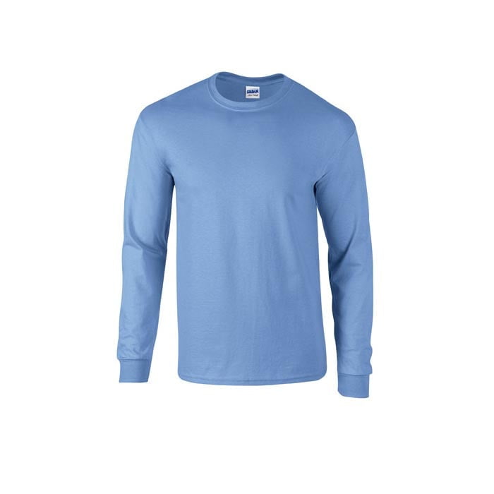 Niebieska koszulka z długim rękawem z własnym haftem lub drukiem Longsleeve T-Shirt Ultra Cotton™ Gildan 2400