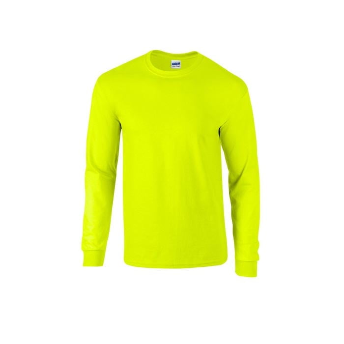 Żółta koszulka z długim rękawem z własnym haftem lub drukiem Longsleeve T-Shirt Ultra Cotton™ Gildan 2400