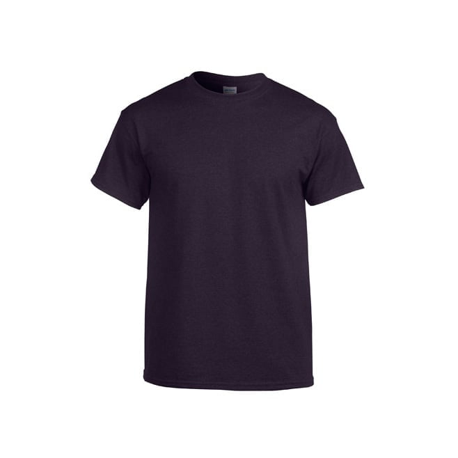 Prosta klasyczna fioletowa koszulka Heavy Cotton Gildan 5000