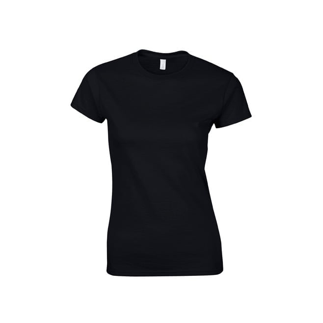 Black - Damska koszulka Softstyle®