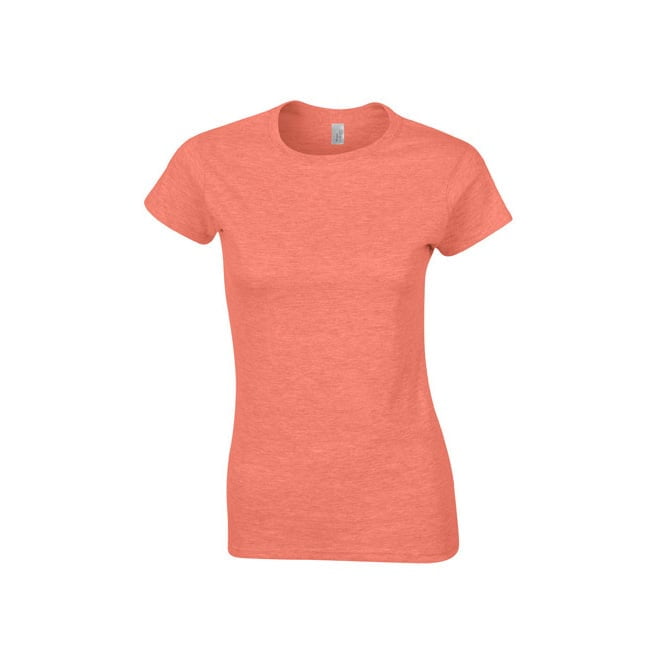 Heather Orange - Damska koszulka Softstyle®