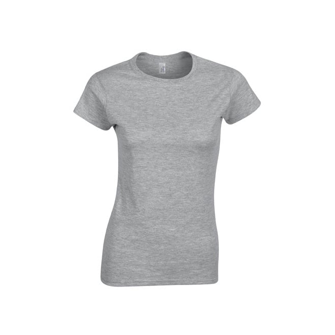 Sport Grey (Heather) - Damska koszulka Softstyle®