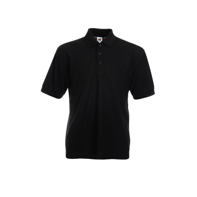 Black - Męska koszulka polo 65/35