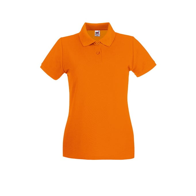 Orange - Damska koszulka polo Premium Lady-Fit