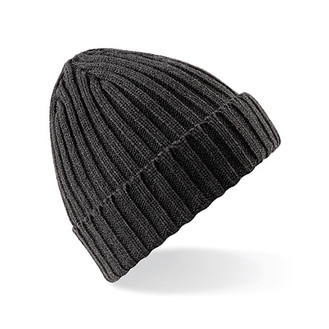 Charcoal - Czapka zimowa Chunky Ribbed