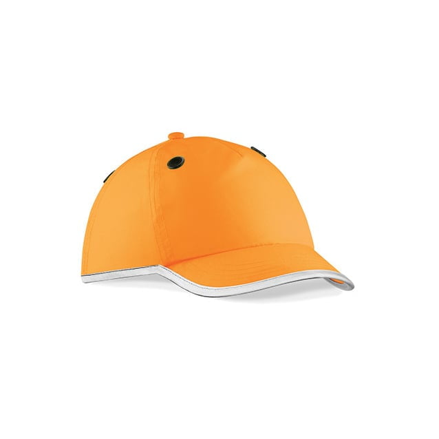 Fluorescent Orange - Czapka z daszkiem o wysokiej widzialności EN812 Bump Cap