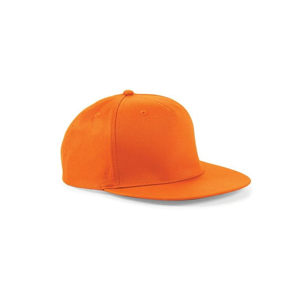 pomarańczowa czapka snapback z haftem 3d