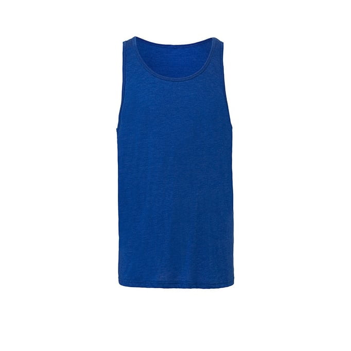 True Royal Blue Triblend (Heather) - Koszulka Tank Top 3480