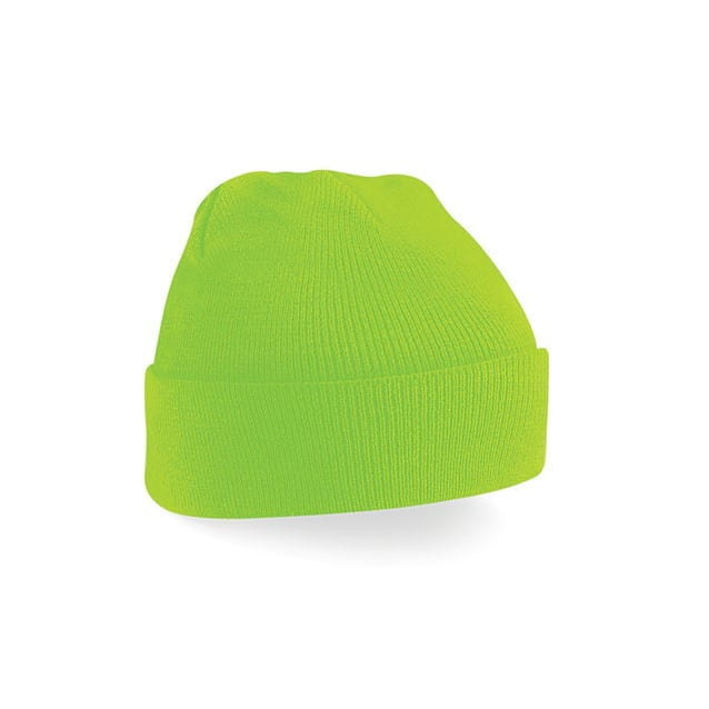 Fluorescent Green - Czapka zimowa Original Cuffed