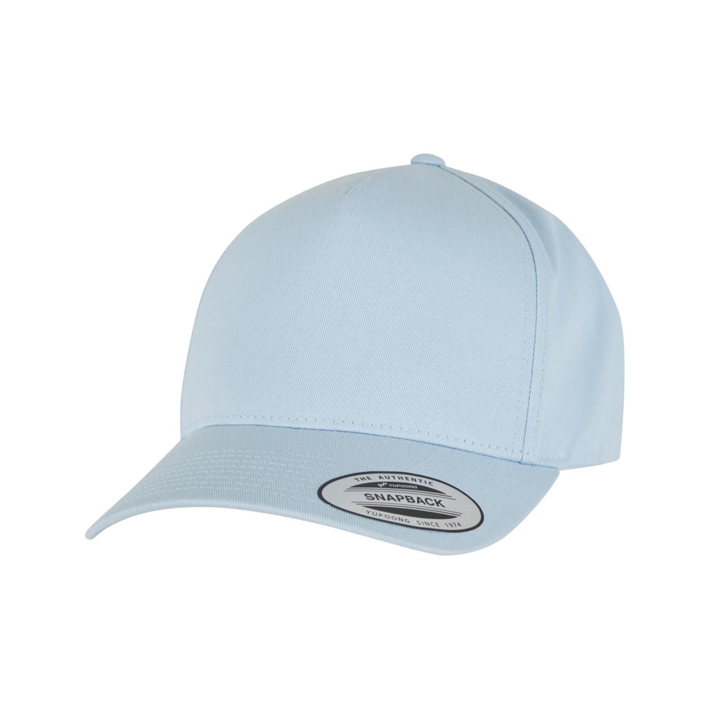 Cap 5-Panel Curved Classic Snapback - light blue flexfit raven