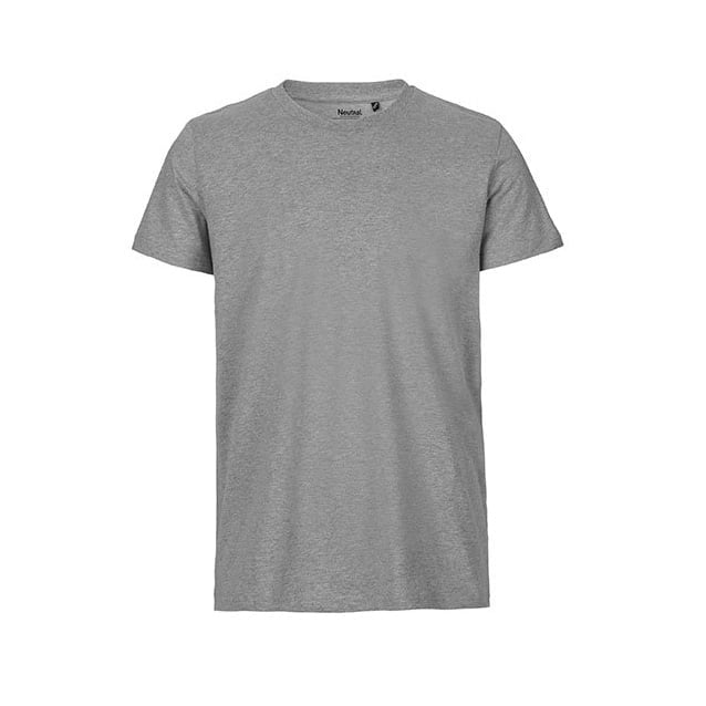 Sport Grey (Heather) - Męski T-Shirt w serek Fairtrade
