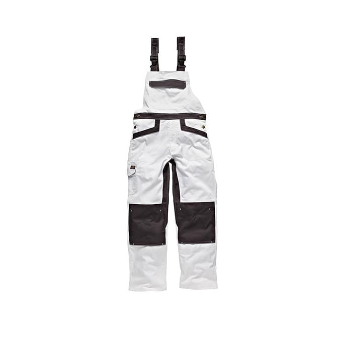 White - Industry 260 Bib & Brace