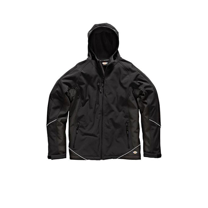 Black - Two Tone Softshell Jacket